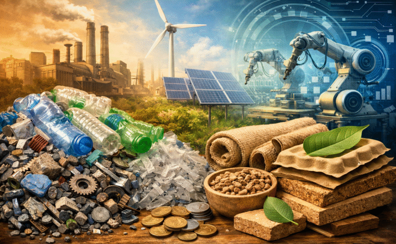 ♻️ Materiali riciclati e bio-based: una scelta strategica per le PMI industriali tra sostenibilità, costi ed evoluzione tecnologica