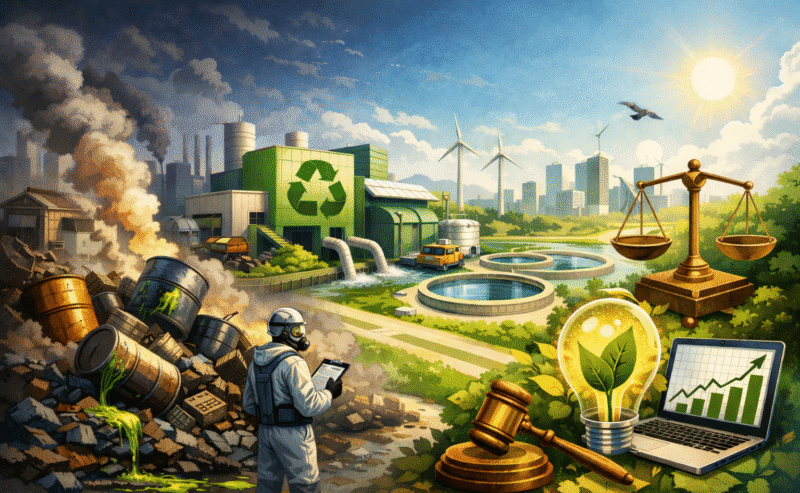 ♻️ Smaltimento dei rifiuti industriali: tecnologie pulite, normative e nuove opportunità per l’industria
