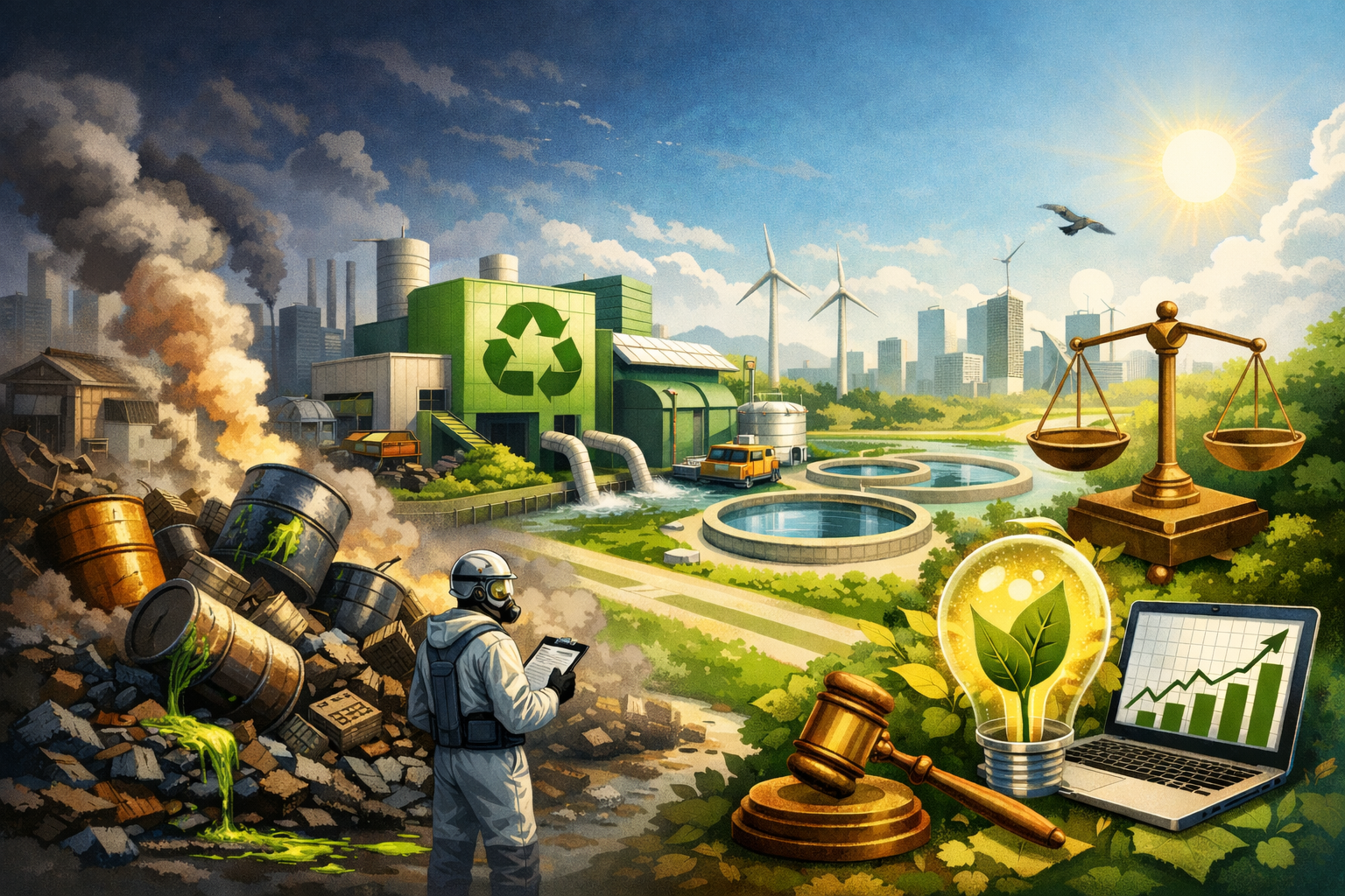 ♻️ Smaltimento dei rifiuti industriali: tecnologie pulite, normative e nuove opportunità per l’industria